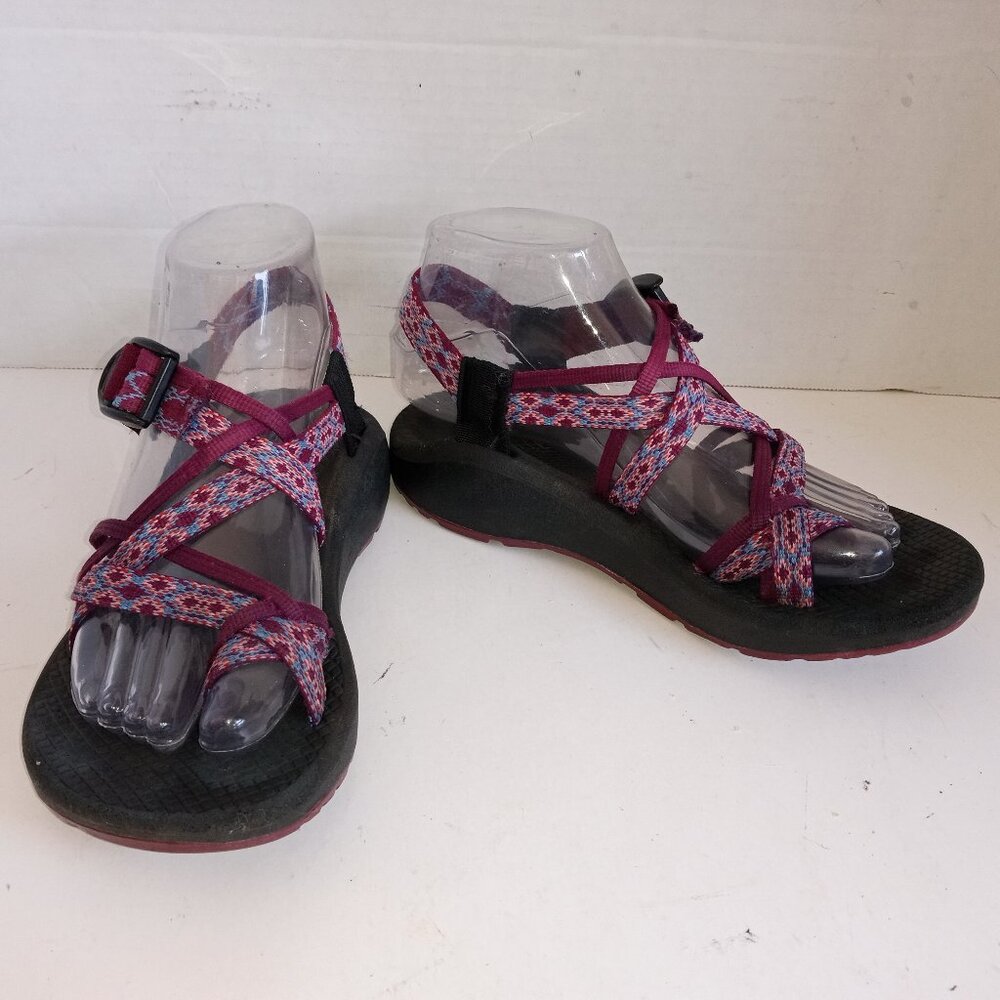 CHACO "Cloud" Sz 6 Women's High Performance Sandals Purple Strappy